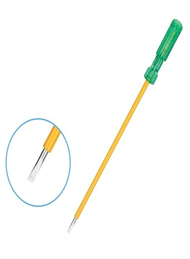 Taparia 833 I Steel (4.0 x 0.6mm) Insulated Screw Driver (Green and Yellow) - Image 3